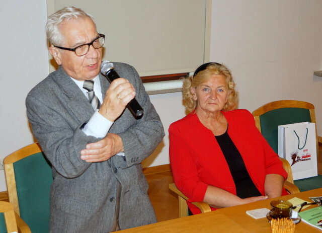 Prof. dr hab. Kazimierz Zajączkowski i Pani Grażyna Gałązka