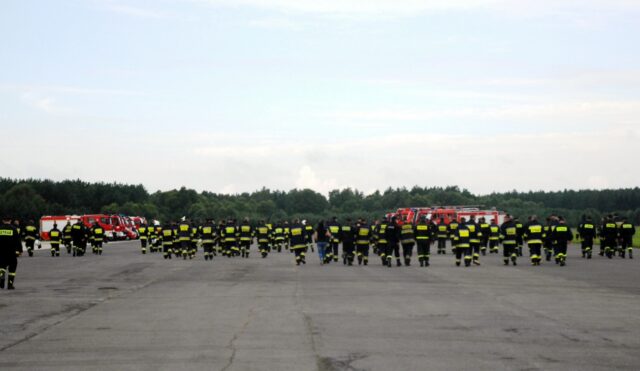 Po odprawie – przemarsz na stanowiska bojowe