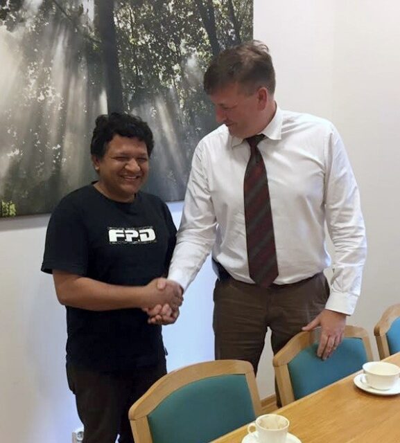 Stypendysta dr Ravi Mohan Tivari