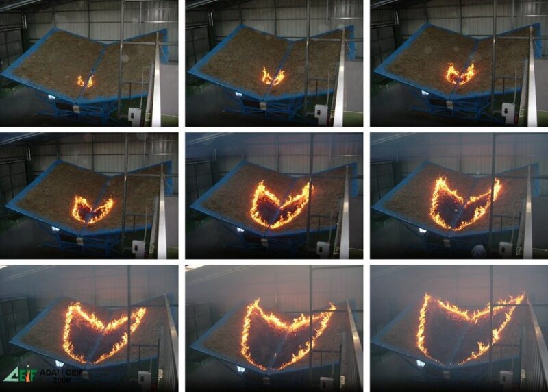 Symulacja rozprzestrzeniania się pożarów