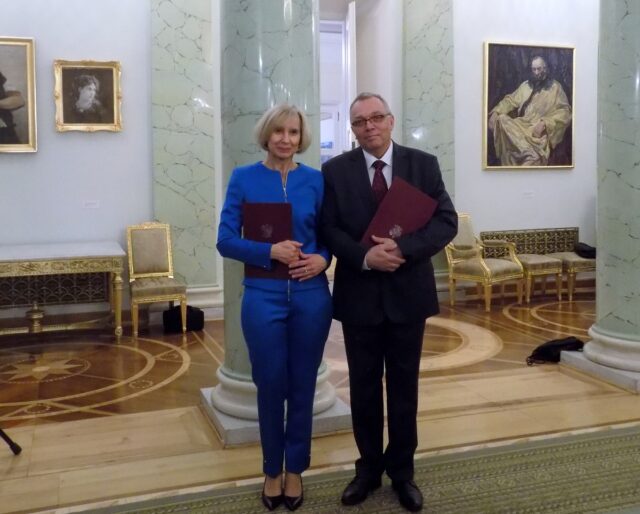 Pani Profesor Dorota Dobrowolska i Pan Profesor Wojciech Grodzki