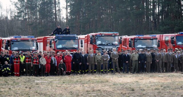Zbiórka ćwiczących poddziałów na zakończenie ćwiczeń