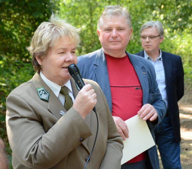 Dyrektor Technikum Leśnego w Białowieży mgr Anna Kulbacka