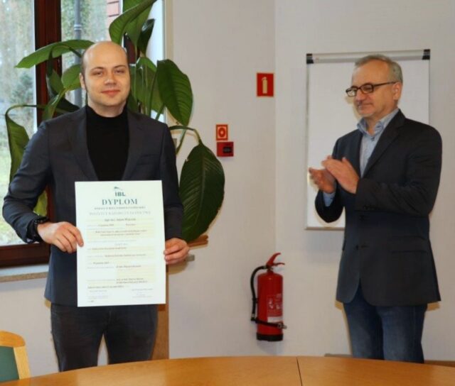 Dyplom za osiągnięcie naukowe